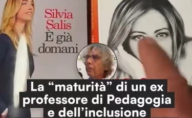Prof rosso senza vergogna: ecco cosa fa con il libro di Giorgia Meloni