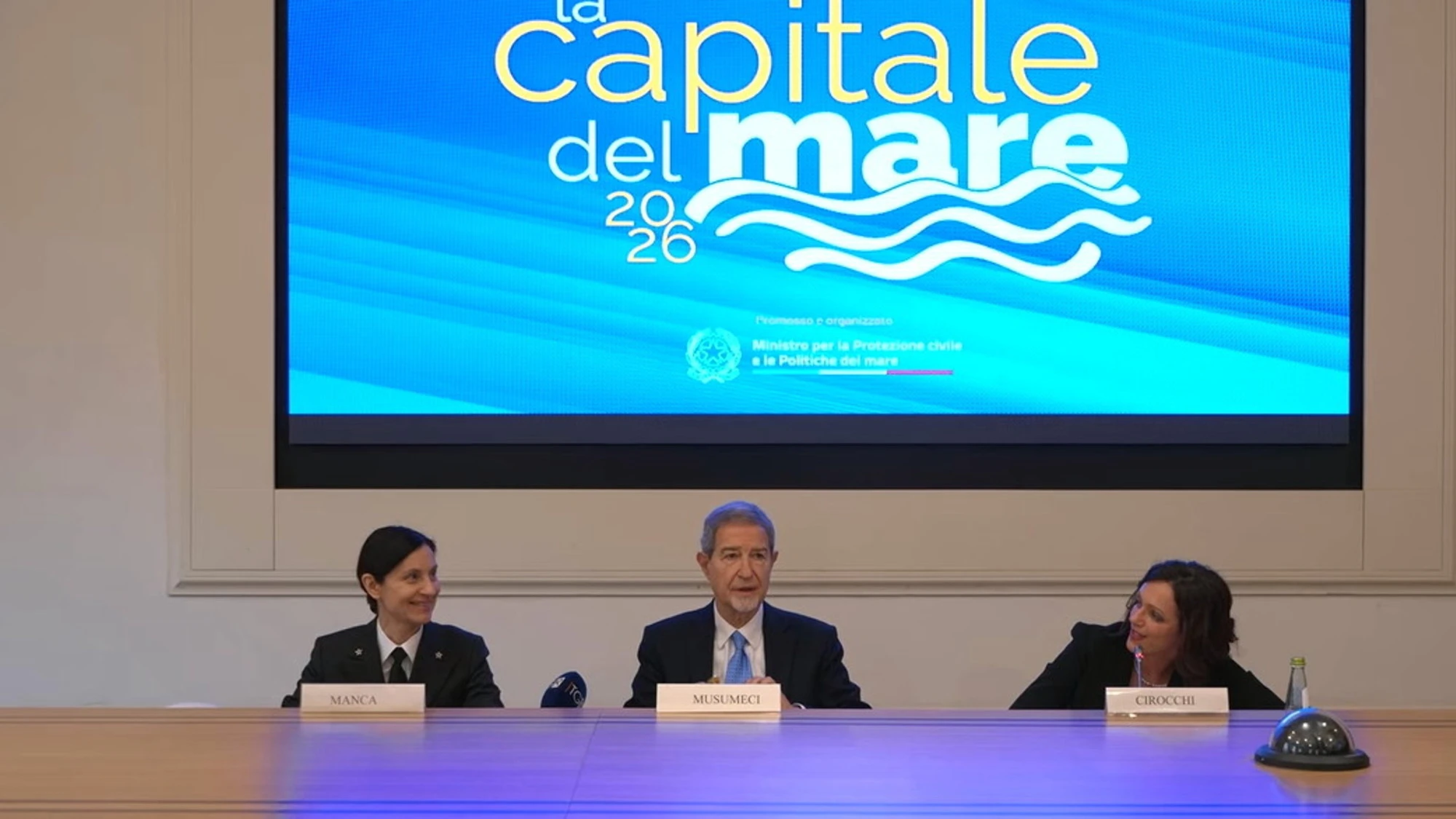 Ravenna è Capitale italiana del mare 2026: l'annuncio di Musumeci