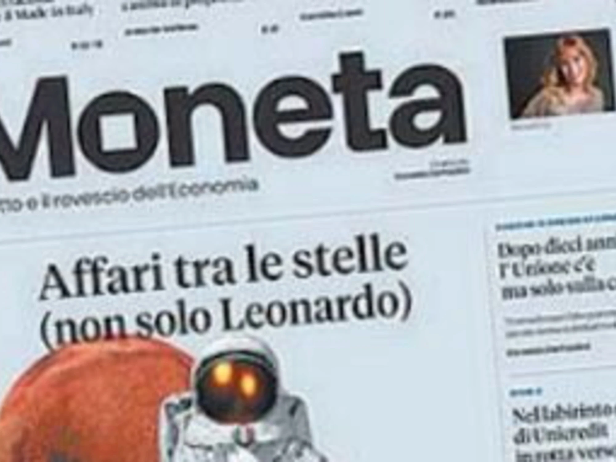 Su Moneta: L'Italia punta agli affari tra le stelle