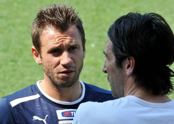 Nazionale, scintille sul volo tra Buffon e Cassano