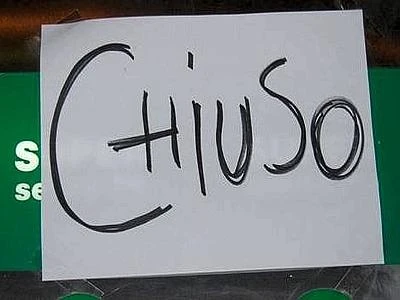 Nel 2012 chiuse 1.000 aziende al giorno