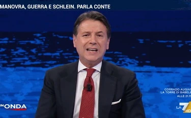 In Onda, Giuseppe Conte perde la testa in diretta: "Balla lo dice a qualcun altro"