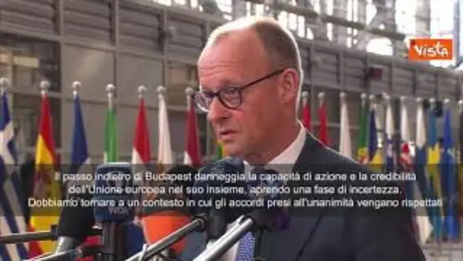 Leggi l'articolo: Veto a prestito per Kiev, Merz: Orban viola gravemente la lealtà tra gli Stati Ue