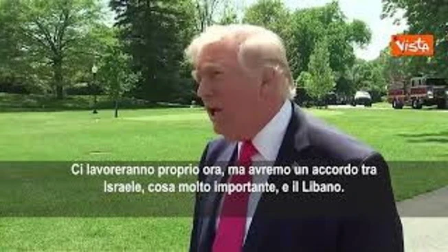 Trump: Avremo un accordo tra Israele e Libano anche senza Hezbollah