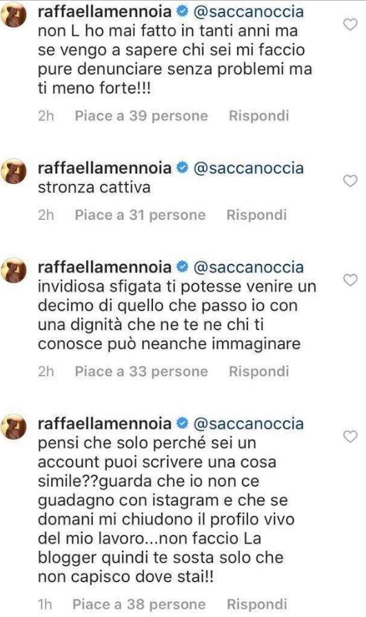 Uomini e Donne, Raffaella Mennoia sbotta: "Str***a, cattiva, invidiosa e sfigata". Con chi ce l'ha