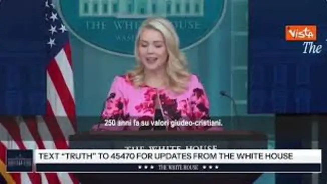 Leggi l'articolo: Portavoce Casa Bianca replica a Papa Leone: Pregare per le truppe è nobile