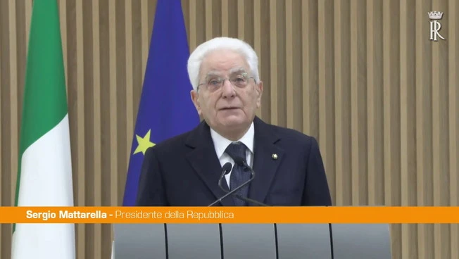 Mattarella "I dazi nuocciono a un modo pacifico e interdipendente"