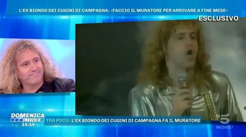 Domenica Live, il biondo dei cugini di campagna? Il dramma di Nik: "Cosa devo fare per campare", ridotto così