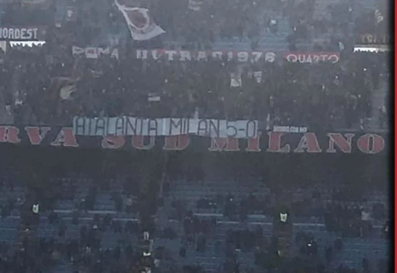 Milan, la Curva Sud non dimentica: striscione per "ricordare" Bergamo.