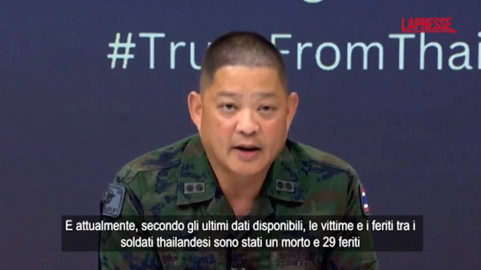 La Thailandia avvverte la Cambogia, "determinati a difendere la nostra integrità territoriale"