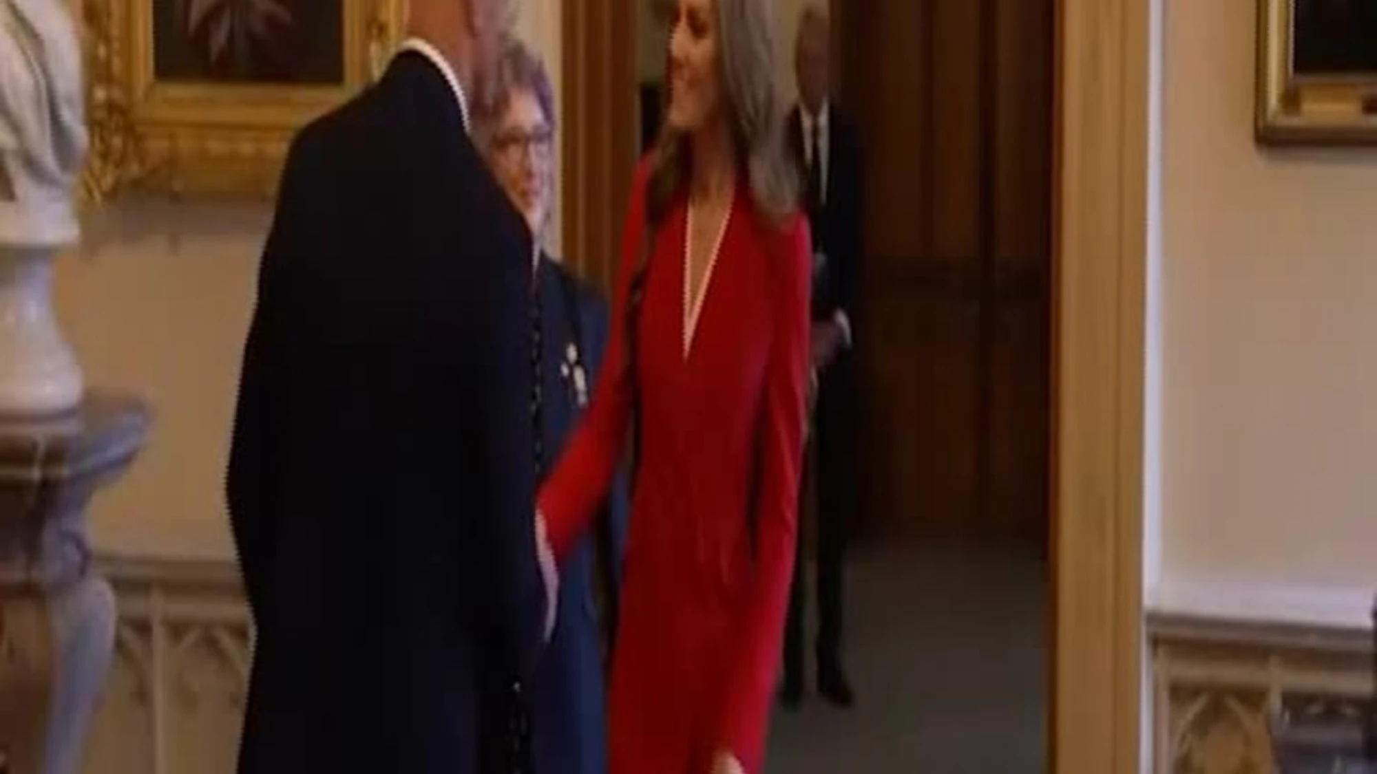 Kate Middleton celebra le Red Roses vincitrici della Coppa del Mondo di rugby femminile