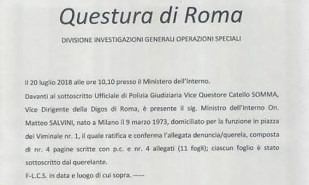 Roberto Saviano indagato per diffamazione, dopo la querela di Matteo Salvini si muove la procura