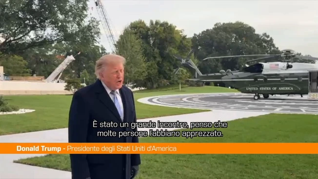 Trump "Con Xi Jinping è stato un grande incontro"