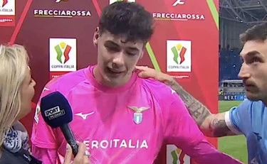 Atalanta-Lazio, Edoardo Motta para 4 rigori e poi crolla: l'intervista fa il giro del mondo