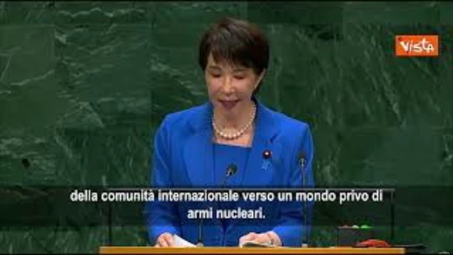 Takaichi (Giappone): Nostra aspirazione per un mondo senza armi nucleari