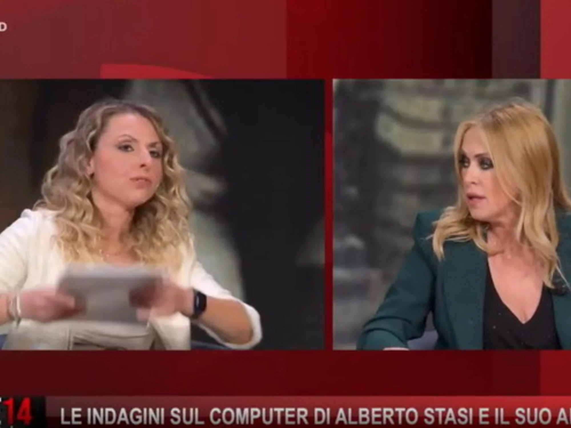 Ore 14, lite Bocellari-Bruzzone: "Autorizzata da Stasi, l'ha letta?"