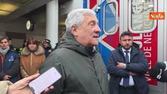 Crans-Montana, Tajani: Non ha funzionato qualcosa per quanto riguarda la sicurezza. Un dramma