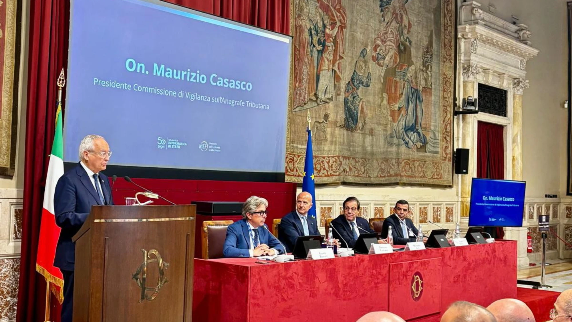 L'intervento di Maurizio Casasco per i 50 anni di Sogei