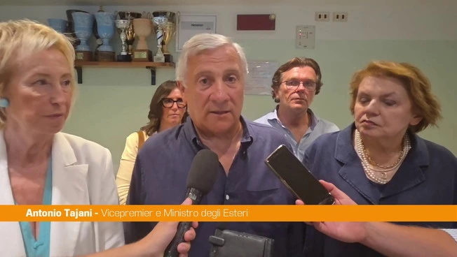 Tajani a San Patrignano "Sostegno a comunità, recupero ragazzi opera meritoria"