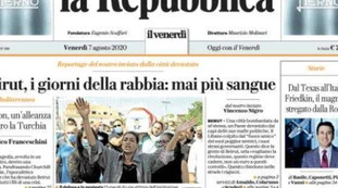 Verbali desecretati, la prima pagina tutta da ridere di Repubblica: attacca Calderoli, ma "dimentica" Conte