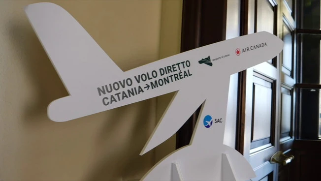 Al via dal 5 giugno il nuovo collegamento diretto Catania-Montreal di Air Canada