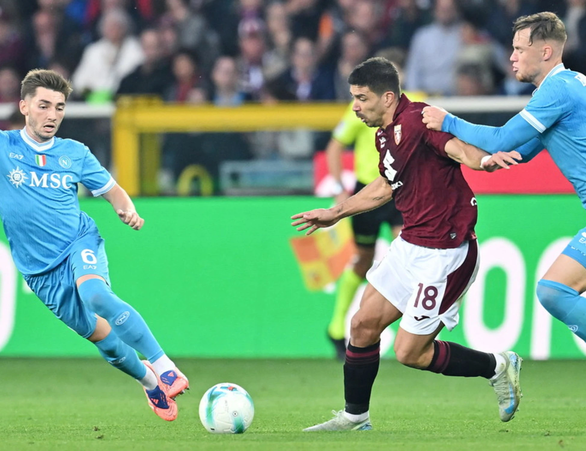 Il Torino ferma il Napoli: decide tutto l'ex Simeone