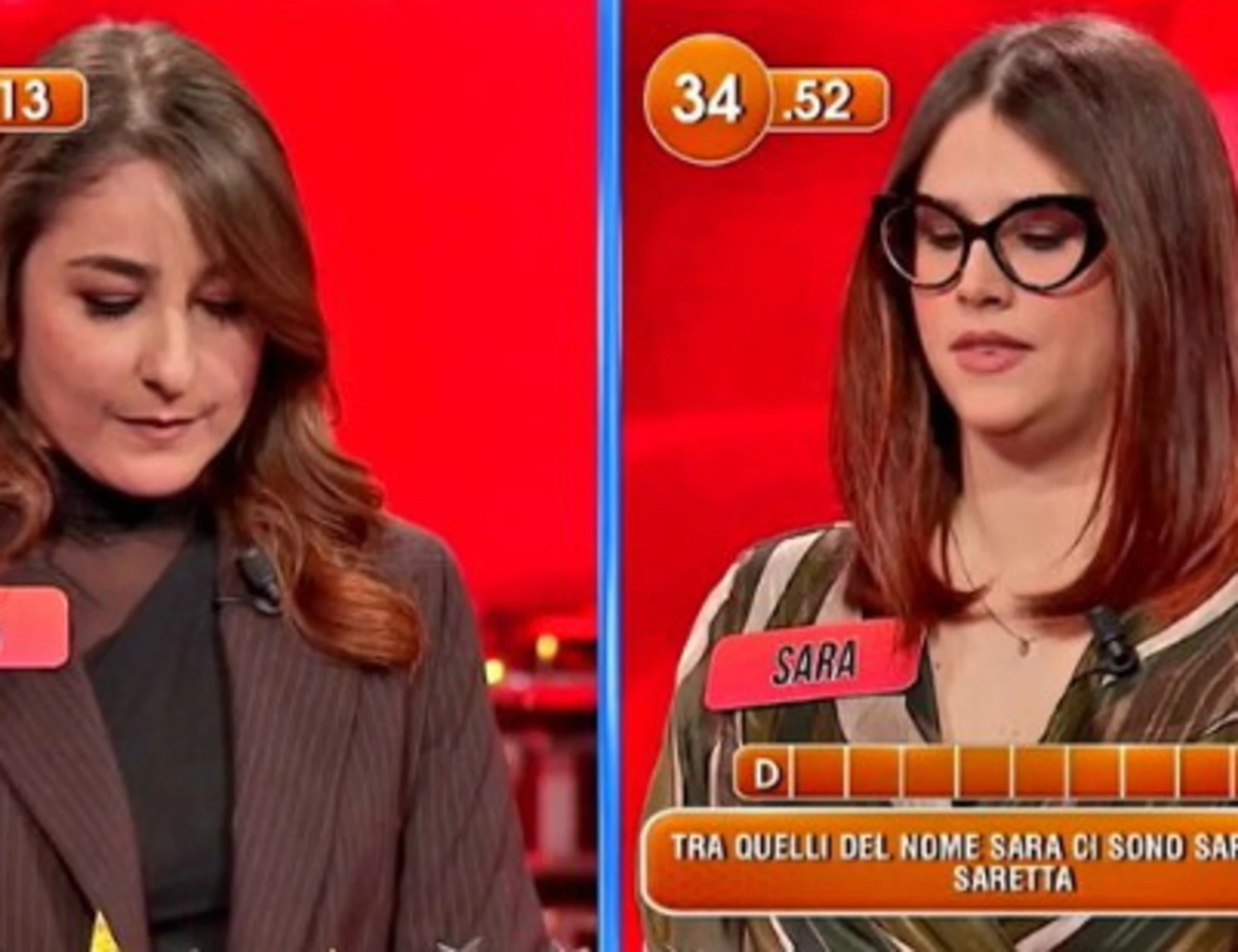 L'Eredità, la sconcertante domanda a Sara: il pubblico impazzisce