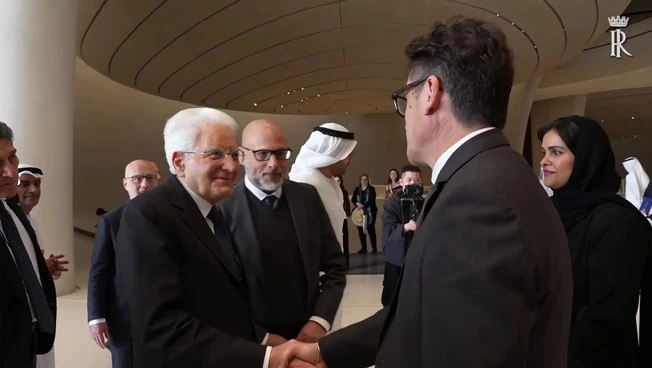 Emirati Arabi Uniti, Mattarella visita il museo Zayed