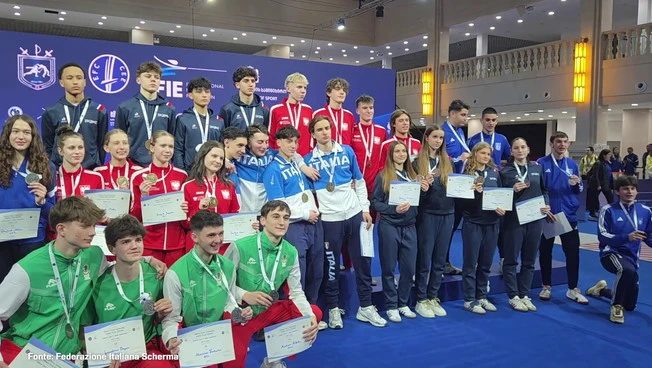 Scherma, l’Italia dei Cadetti chiude in doppia cifra l’Europeo di Tbilisi