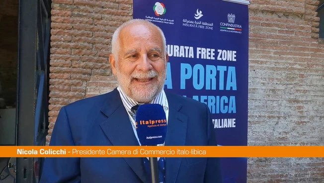 Colicchi "La Libia è un mercato naturale, Misurata Free zone è hub promettente"