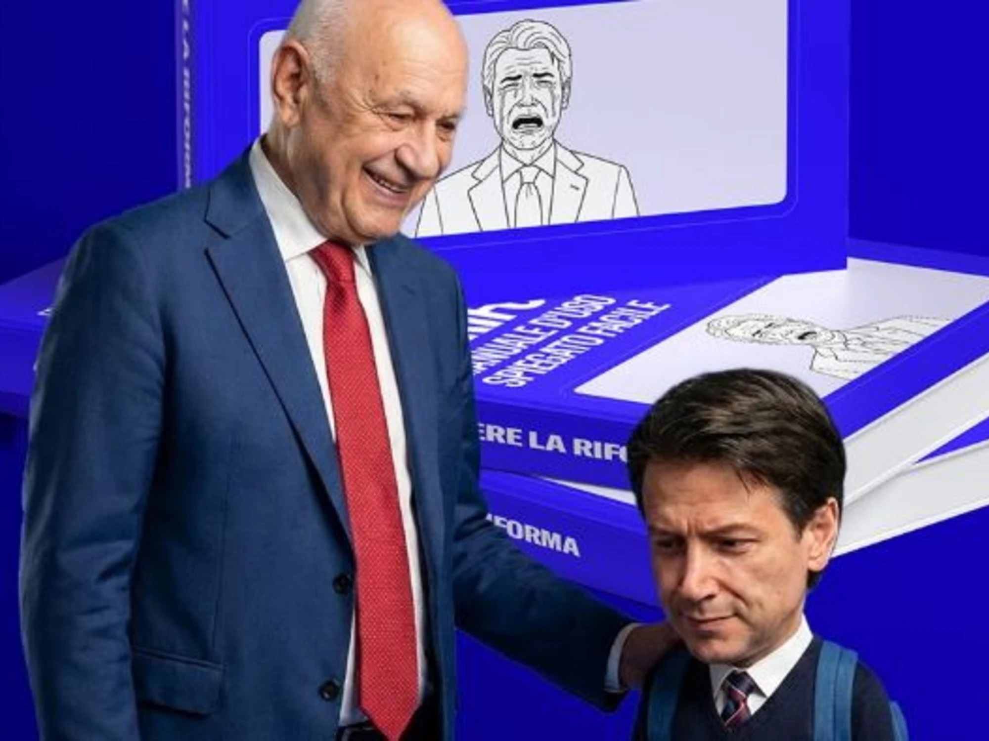 Fdi sbertuccia Conte: "Prendi il libro e mettilo sul banco", l'ultima figuraccia