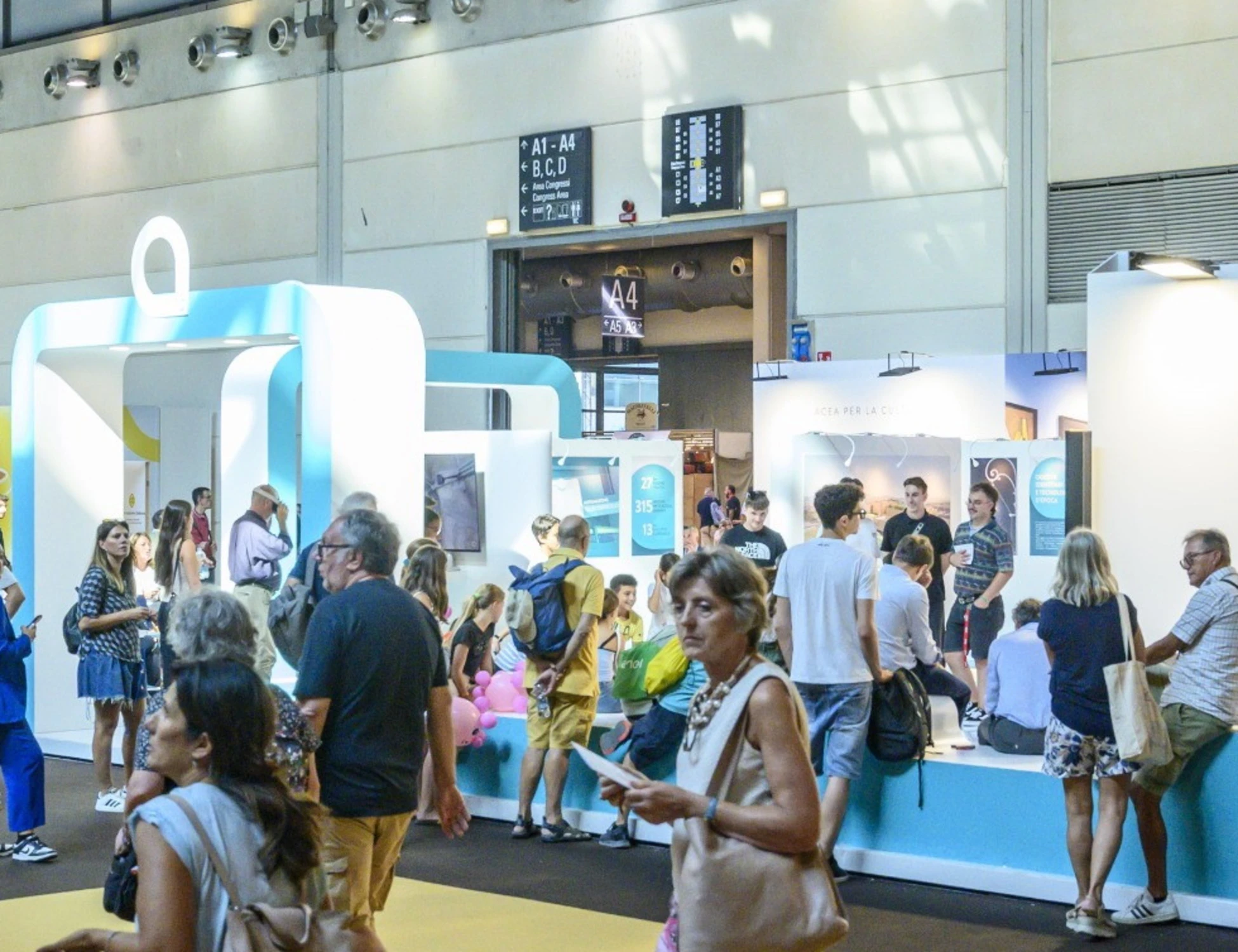 GRANDE AFFLUENZA DI PUBBLICO E DI MINISTRI ALLO STAND ACEA PER LA 46° EDIZIONE DEL MEETING DI RIMINI