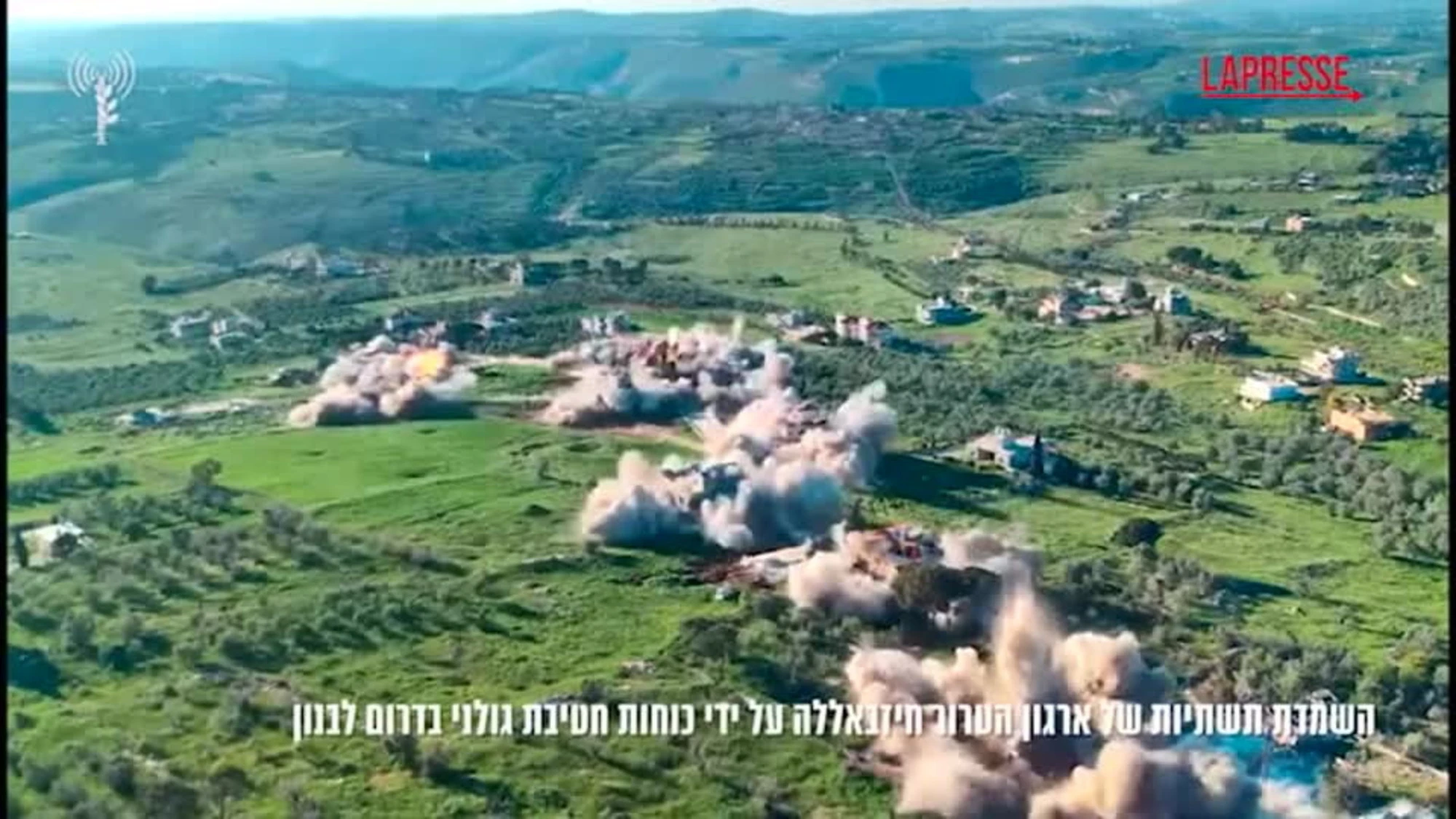 Libano, Idf distrugge le infrastrutture di Hezbollah