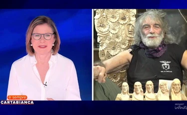 È sempre Cartabianca, Mauro Corona sconvolge Bianca Berlinguer: "Verrei a letto con te"