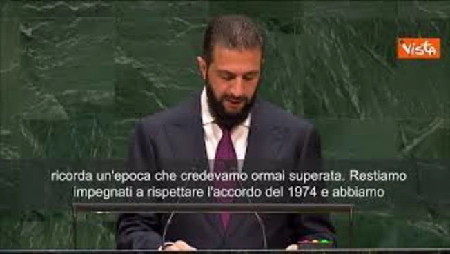 Assemblea Onu, al-Shara (Siria): Aggressioni Israele minano la pace e la sicurezza
