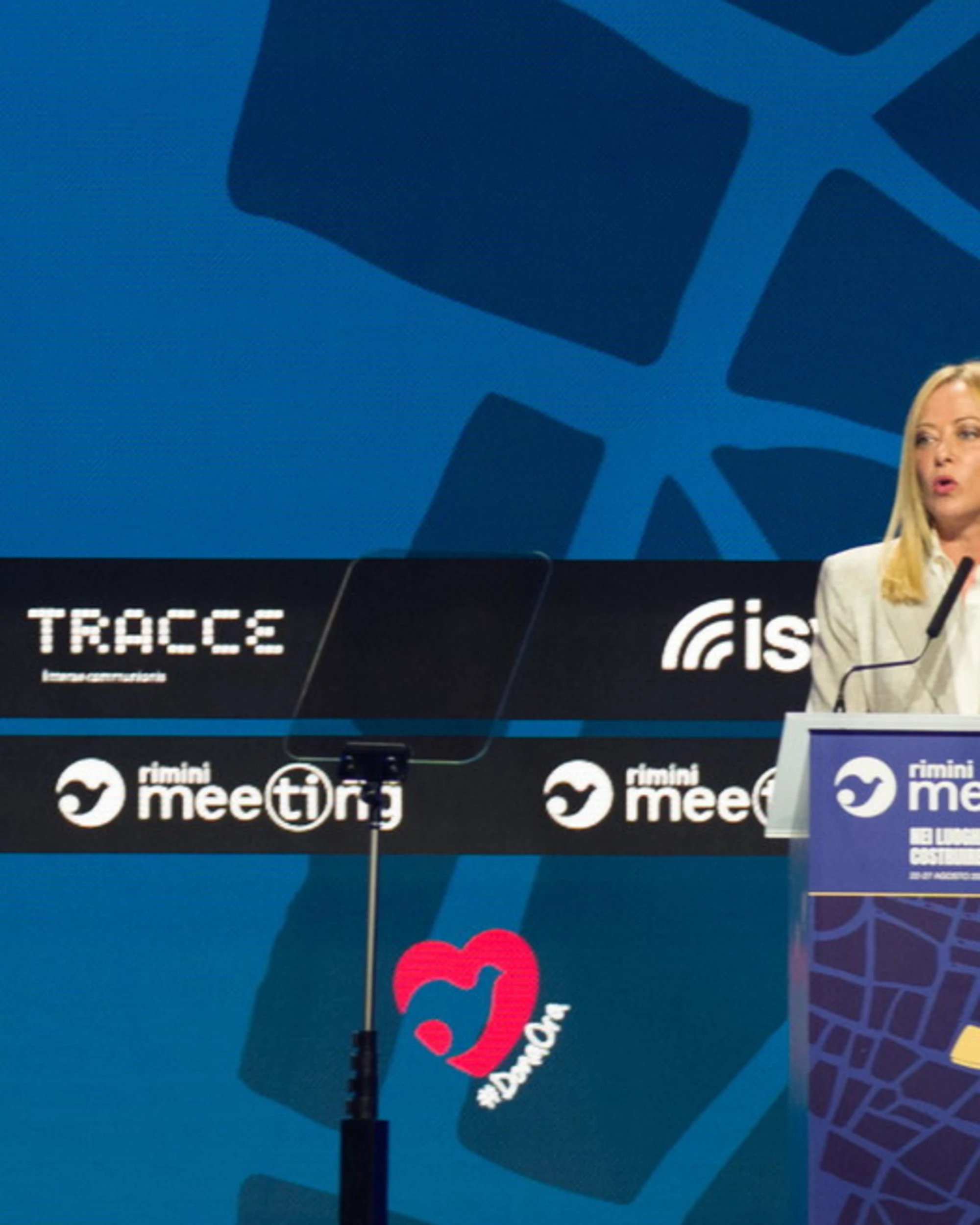 Giorgia Meloni, il Meeting e i giovani conquistati