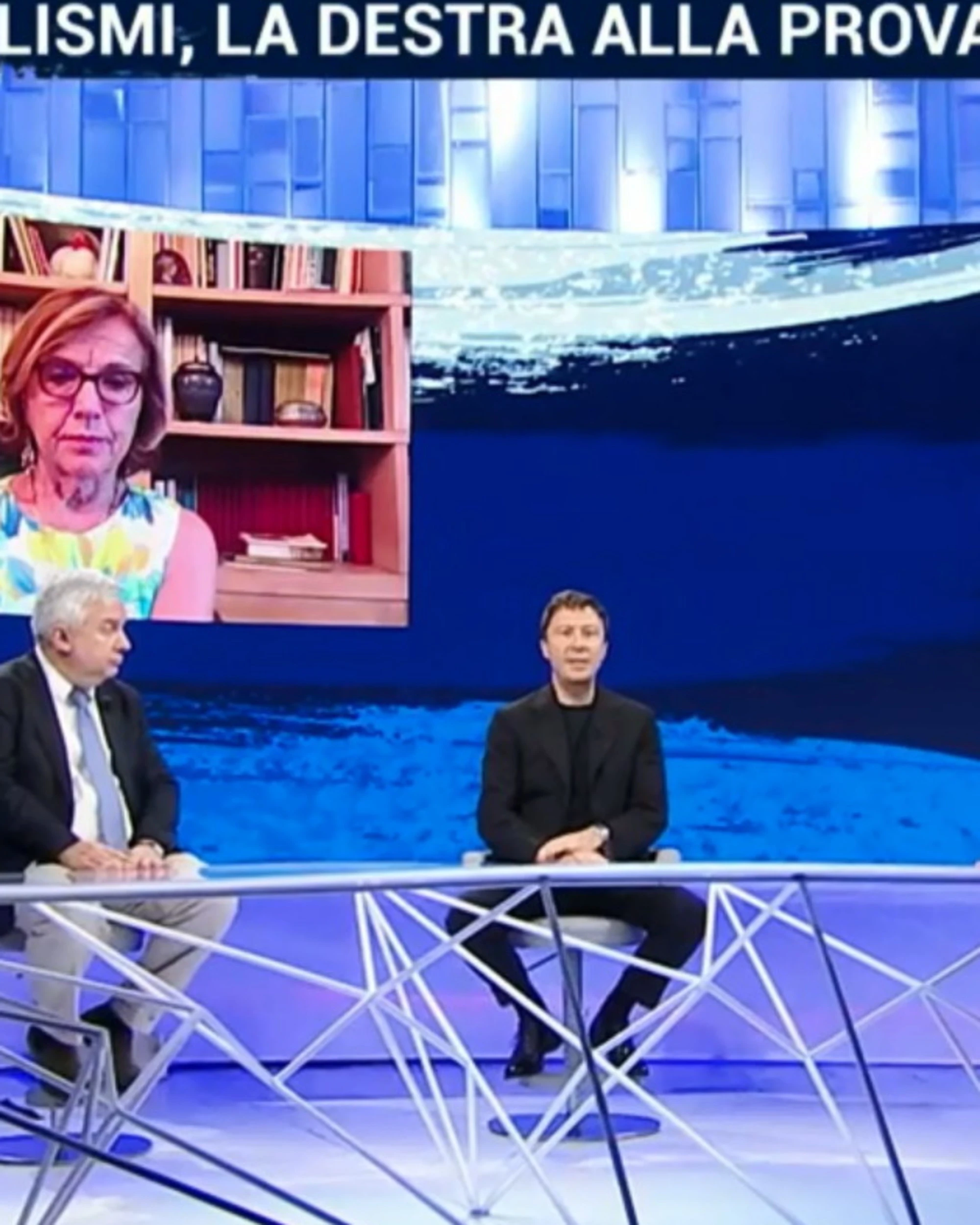 In Onda, Bocchino manda in tilt la Fornero: "Dati positivi"