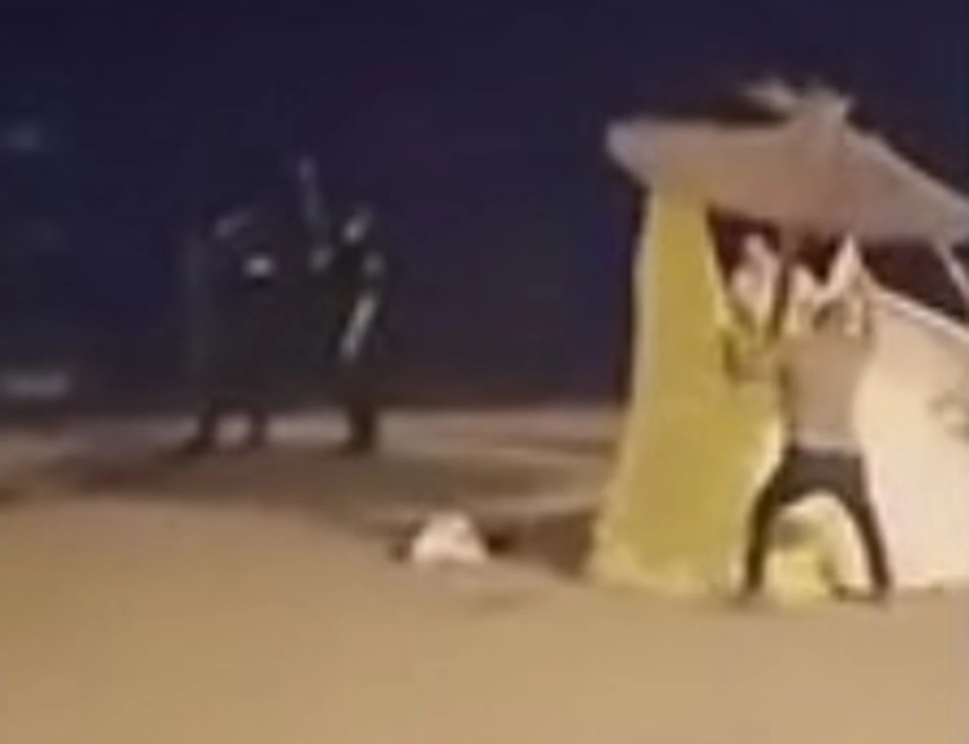 Ceuta, i cittadini distruggono le tende sulla spiaggia: "Invasori, espulsioni!"