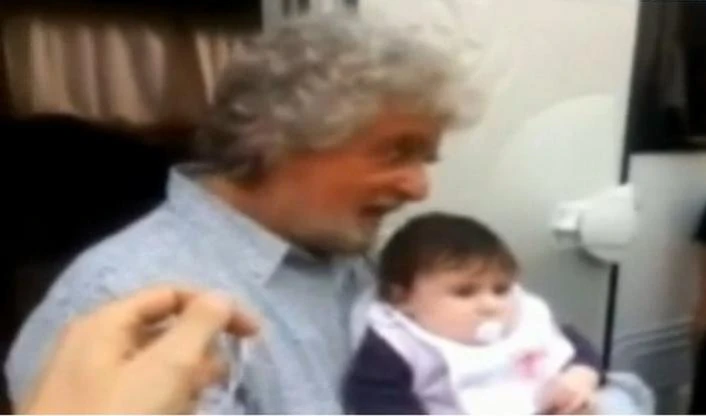 Grillo ora fa la predica alla bimba:"Ci pagherai i debiti, iva e irpef,e lavorerai fino a 82 anni"