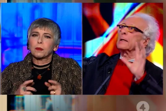 Giampiero Mughini e Irene Pivetti a Stasera Italia: "Crimi non ha carisma, ma chi ce l'ha nel M5s?"