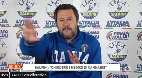 Matteo Salvini a Dritto e rovescio: "Tra una canna e una prostituta...". Esplode lo studio di Del Debbio