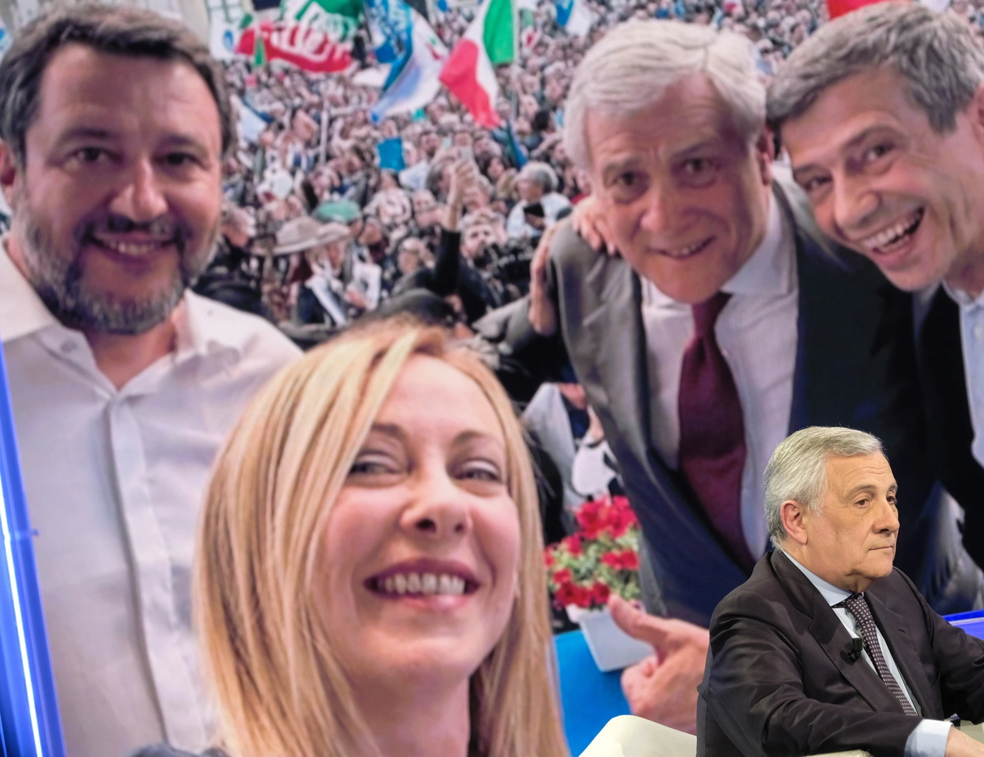 Sondaggio Tecnè, il centrodestra allunga ancora: smacco a sinistra (e Vannacci)