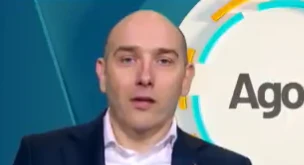 Alessandro Morelli si pregusta la crisi di governo: ad Agorà con le patatine, sconcerto in studio