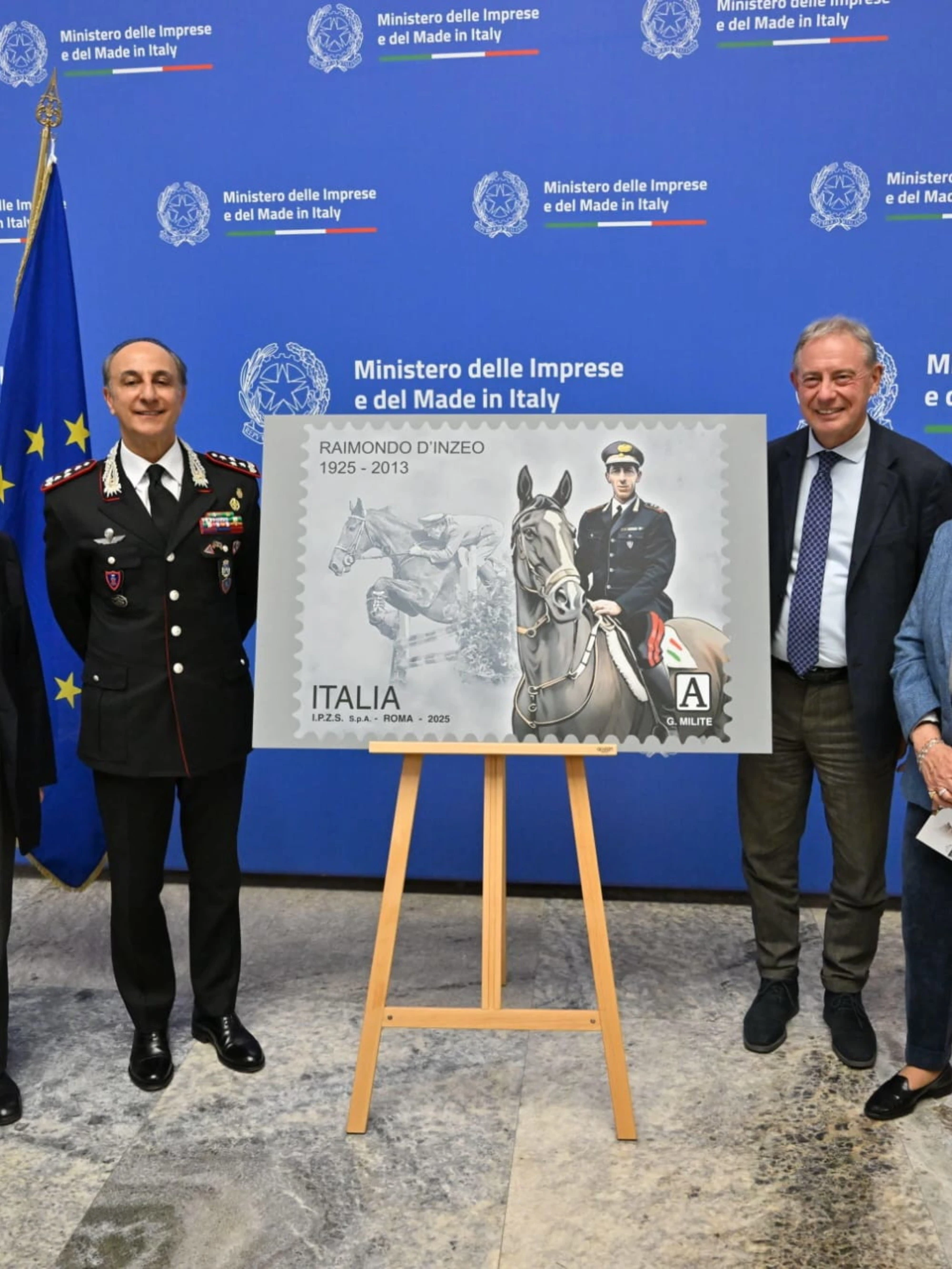 A cento anni dalla nascita l’Arma celebra con un francobollo il campione olimpico nel salto equestre a ostacoli Raimondo D’Inzeo