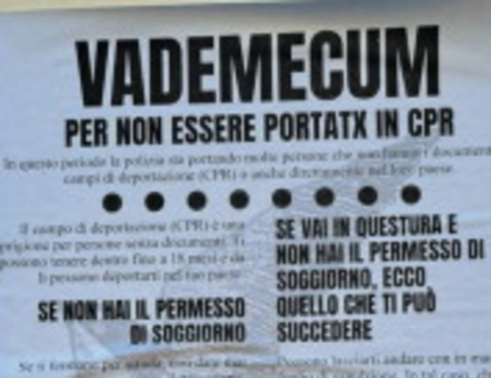 Milano, al Corvetto un manuale per vivere clandestini e sereni