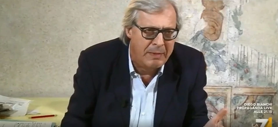 Vittorio Sgarbi contro Giuseppe Conte a Otto e Mezzo: "Un disperato, un trovatello"