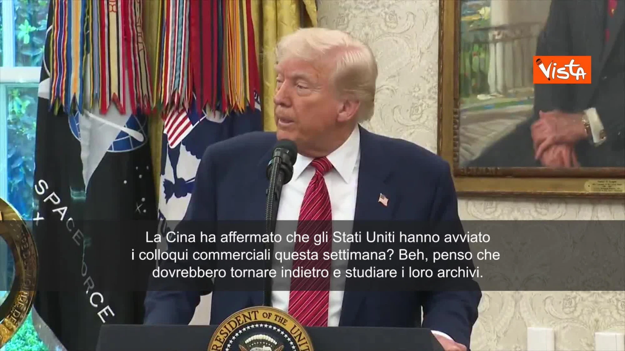 Trump: "Non sono disponibile a ritirare i dazi sulla Cina per cercare un accordo "