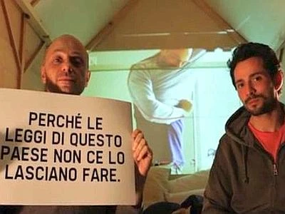 Stefano e Federico sul palco dell'Ariston, Sanremo apre al dibattito sui diritti gay