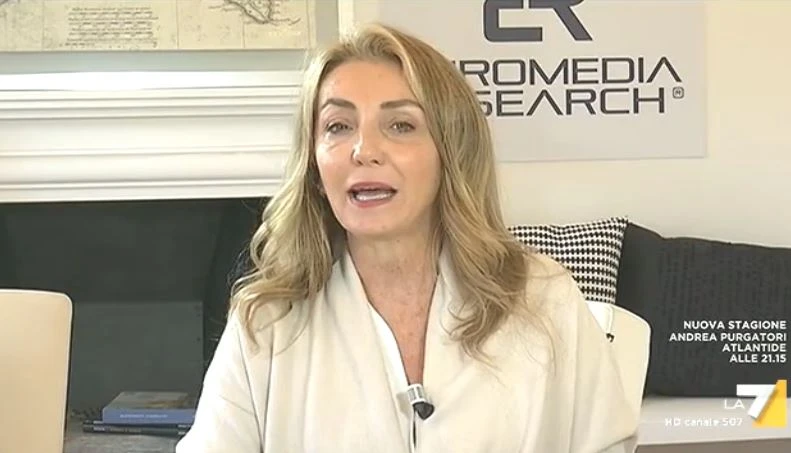 Alessandra Ghisleri a L'aria che tira, la verità sulle sardine: "Perché ormai siamo oltre la politica"