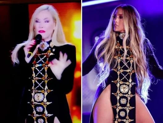 Capodanno in musica, Federica Panicucci si presenta così sul palco. Imbarazzo: notate qualcosa di strano?
